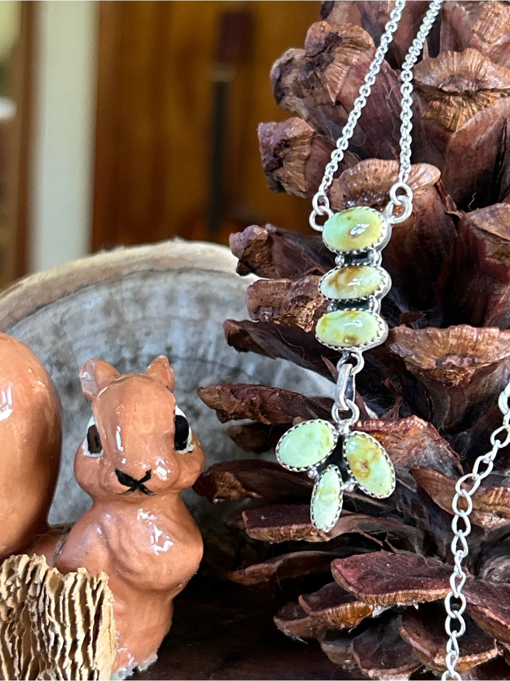 925 Sterling so feminine palomino droplets necklace
